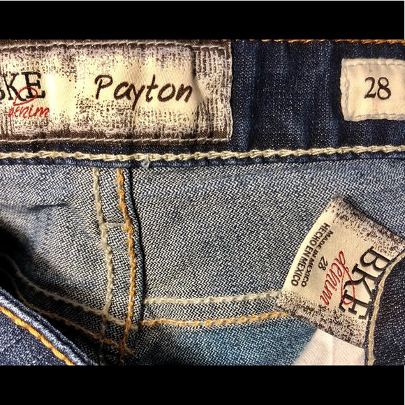 BKE Payton Stretch Bermuda Jeans Shorts 28 - Picture 5 of 6